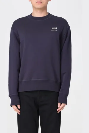 Ami Felpa a girocollo con mini logo