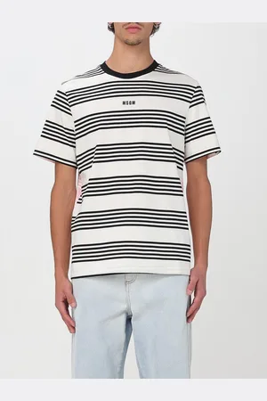 Msgm T-shirt a righe con logo Kids