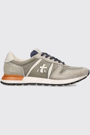 Premiata Sneakers Ryan in camoscio e mesh