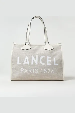 LANCEL Borsa Jour L in iuta e pelle
