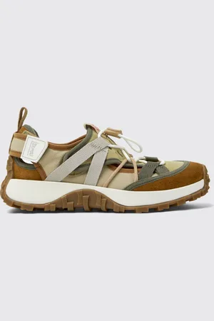 Camper Sneakers Twins in PET riciclato e nabuk