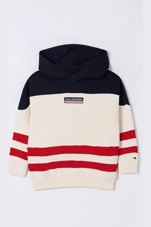 Tommy Hilfiger Felpa con cappuccio a righe