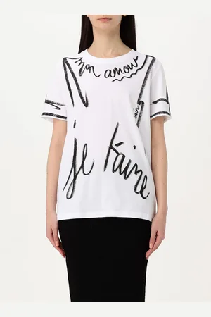 Balmain T-shirt in cotone organico stampata