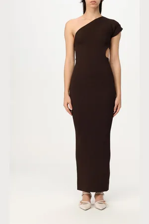 Max Mara Abito monospalla in crêpe stretch