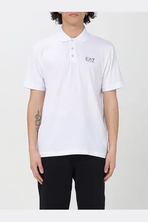 EA7 Polo in cotone con logo