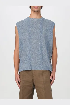 Maison Margiela Gilet in misto cotone e lino
