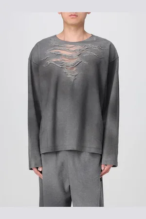 Diesel T-shirt in misto cotone con rotture