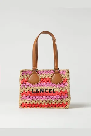 LANCEL Borsa Summer Mania in rafia crochet e pelle