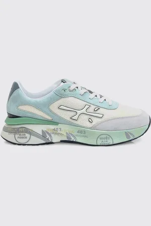 Premiata Sneakers Moerun in camoscio e mesh
