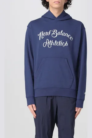 New Balance Felpa con cappuccio in cotone con logo
