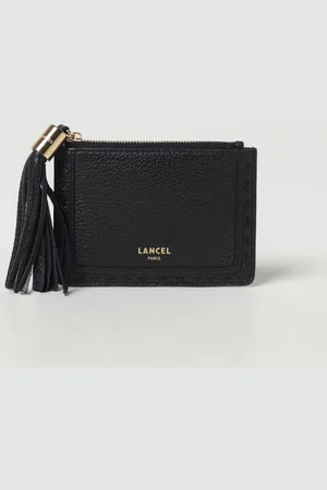 LANCEL Portacarte di credito in pelle martellata