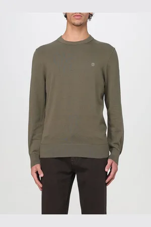 Timberland Maglia a girocollo con logo in cotone