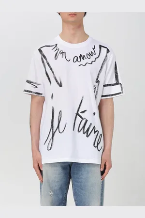 Balmain T-shirt in cotone organico stampato