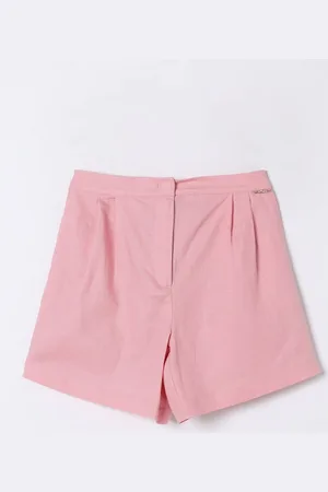 Twin-Set Pantaloncino in lino e cotone