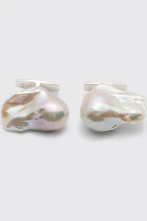 MONIES Gemelli in argento e perle