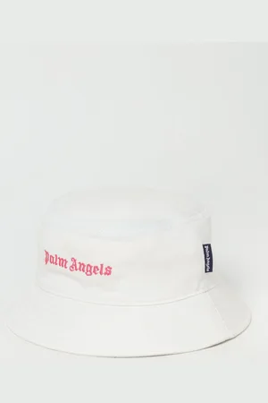 Palm Angels Cappello in cotone con logo ricamato