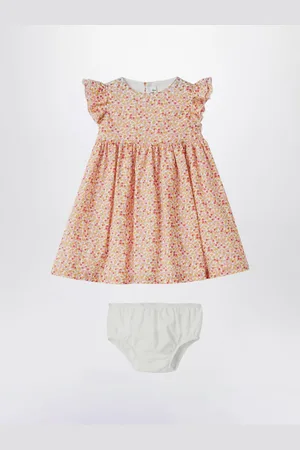Il gufo Abito con culotte in cotone floreale