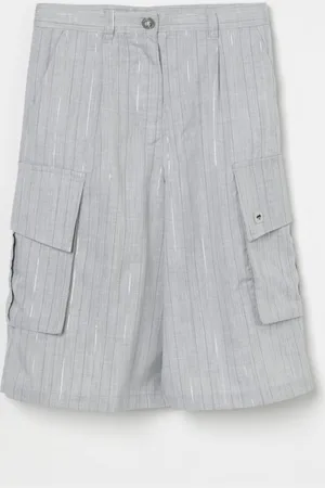 DKNY Pantaloncino cargo in misto lino