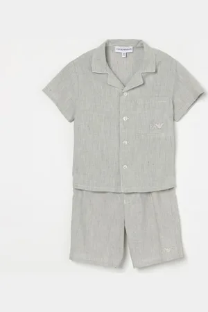 Emporio Armani Coordinato in misto lino