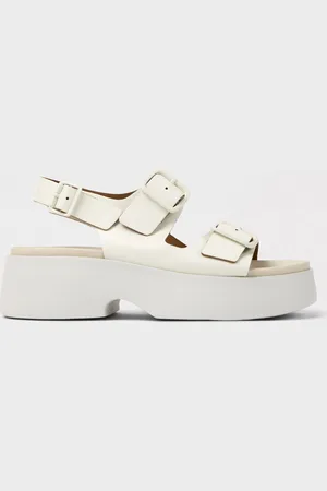 Camper Sandalo Tasha in pelle spazzolata