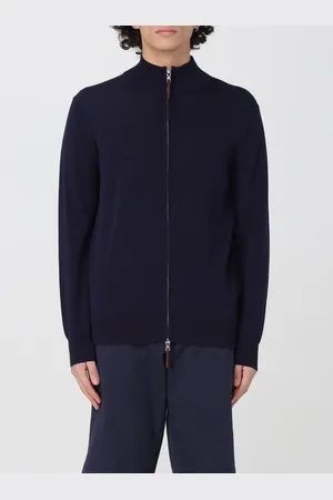 BALLANTYNE Cardigan a collo alto in cotone