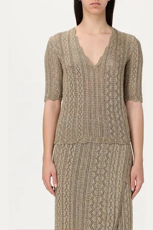 Twin-Set Maglia a v in misto viscosa