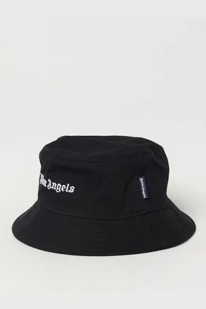 Palm Angels Cappello in cotone con logo ricamato