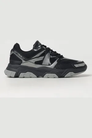 Roberto Cavalli Sneakers in mesh e pelle sintetica