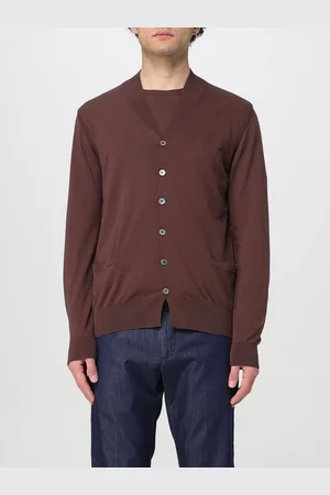 BALLANTYNE Cardigan a v in cotone