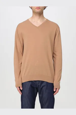 BALLANTYNE Maglia a v basic in cotone
