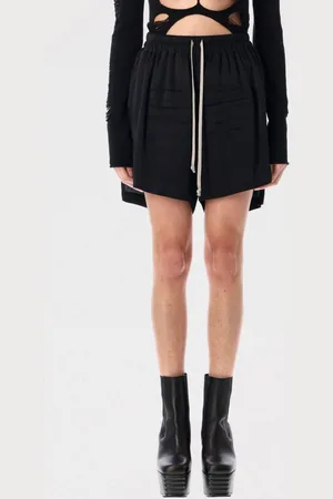 Rick Owens Pantaloncino in misto viscosa