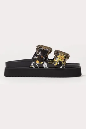 VERSACE Sandalo Baroque in pelle sintetica stampata