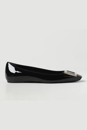 Roger Vivier Ballerine Trompette in vernice con fibbia