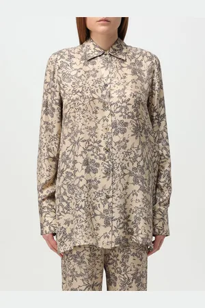 Golden Goose Camicia in misto seta con stampa floreale
