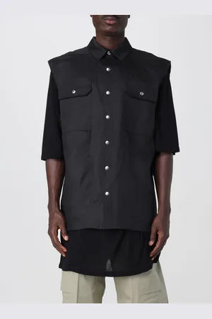 Rick Owens Gilet a camicia in lino
