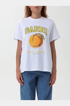 Ganni T-shirt in cotone stampata