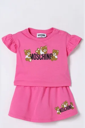 Moschino Coordinato in cotone Teddy Toy