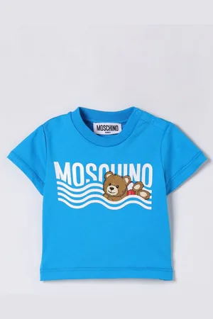 Moschino T-shirt in cotone con stampa Teddy