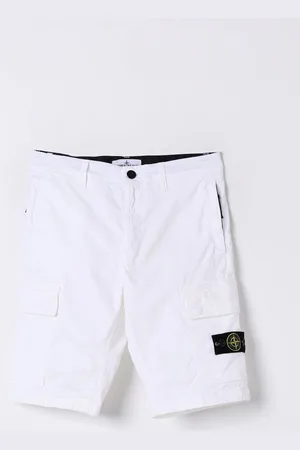 Stone Island Pantaloncino cargo in cotone stretch