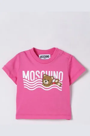 Moschino T-shirt in cotone con stampa Teddy