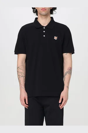 Maison Kitsuné Polo in cotone con logo
