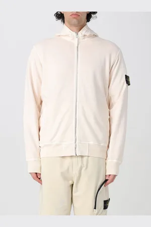 Stone Island Felpa con cappuccio in cotone