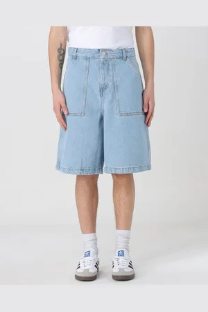 Maison Kitsuné Pantaloncino in denim di cotone