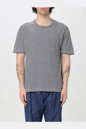 ELEVENTY T-shirt in misto cotone a righe