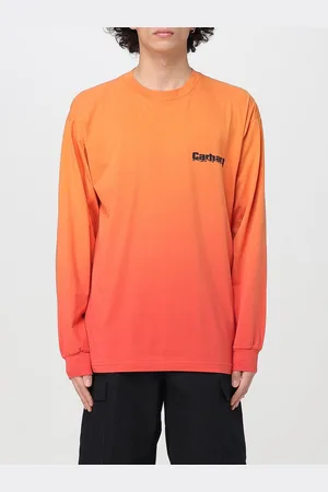 Carhartt T-shirt in cotone sfumato con stampa posteriore