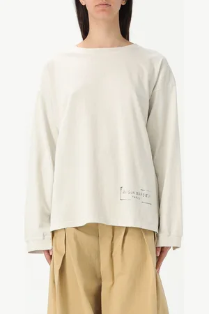 Maison Margiela Maglia a girocollo oversize in cotone