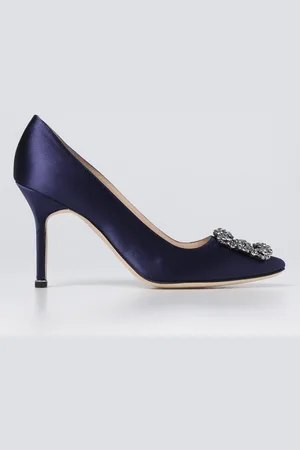 Manolo Blahnik Décolleté Hangisi in satin