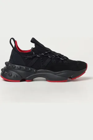Christian Louboutin Sneakers Trailrun in mesh e camoscio