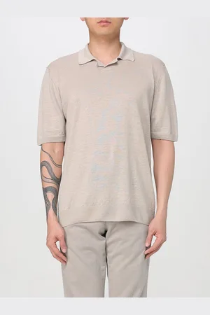 ELEVENTY Polo classico in maglia di lino