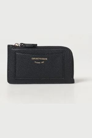 Emporio Armani Portacarte di credito in pelle sintetica a grana